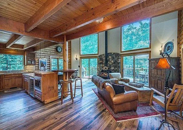 Hardwood floors throughout.