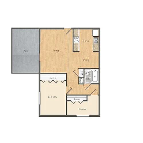 Floor plan 2DD