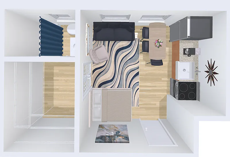 Floor plan studio 15