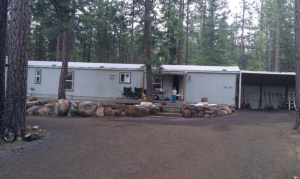 Front of House w/ Carport