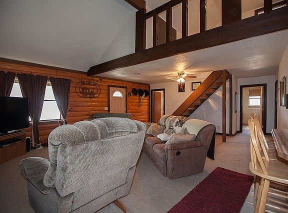 Balcony overlooks living