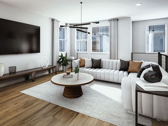 Inviting gathering room