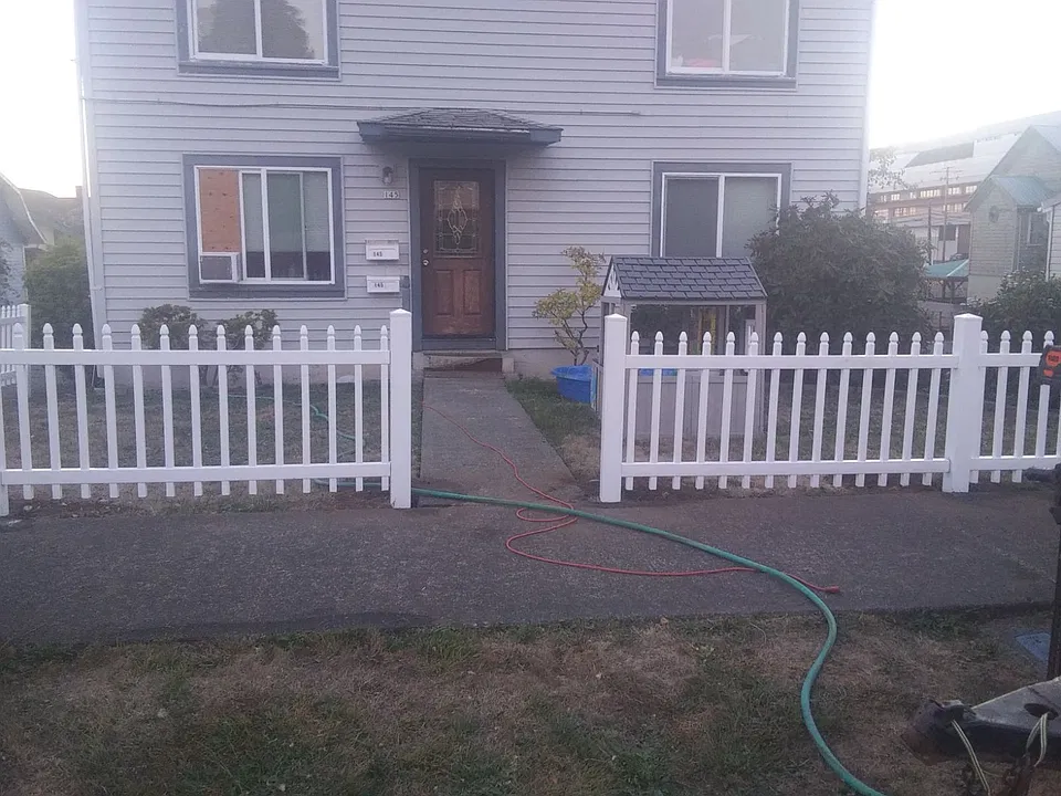 New front fence and yard