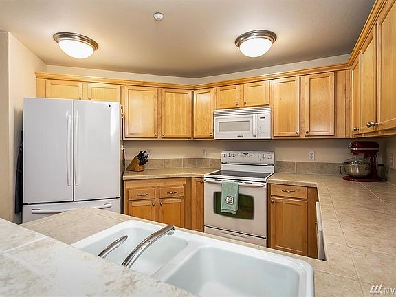 Plenty of cabinets and counter space.