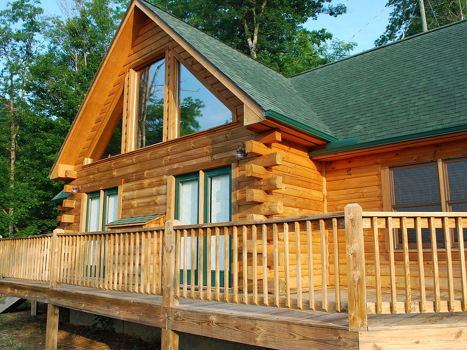 Front view of cabin