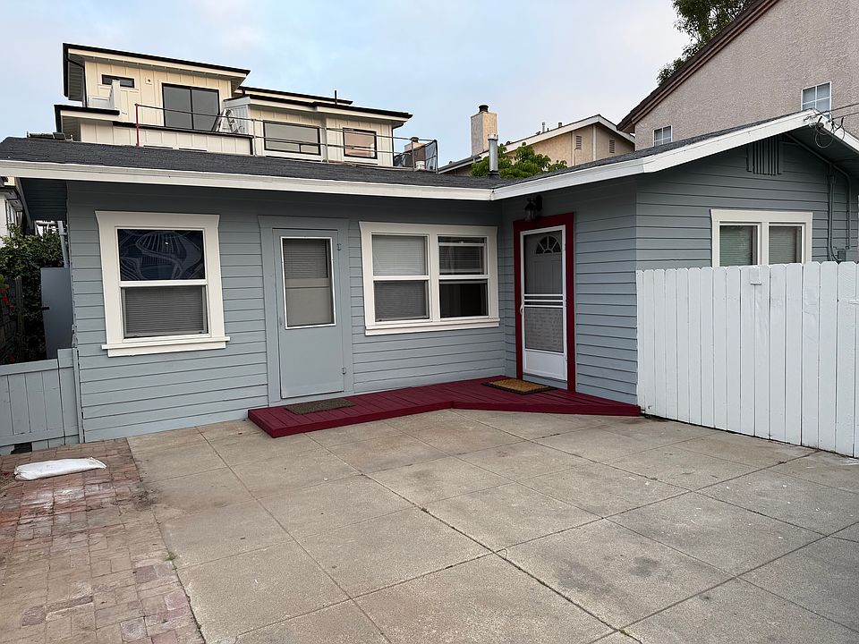 Front of unit - parking area