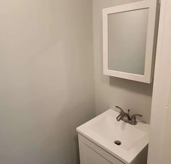 First floor offers convenient half bath (with full bath located upstairs)