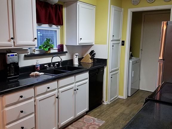 Galley kitchen. .