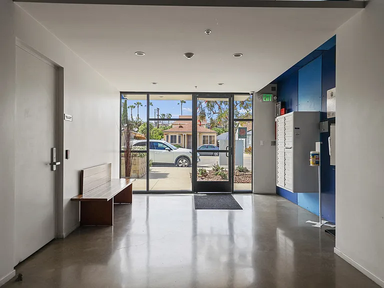 Lobby Area of Palms Blue by WIseman