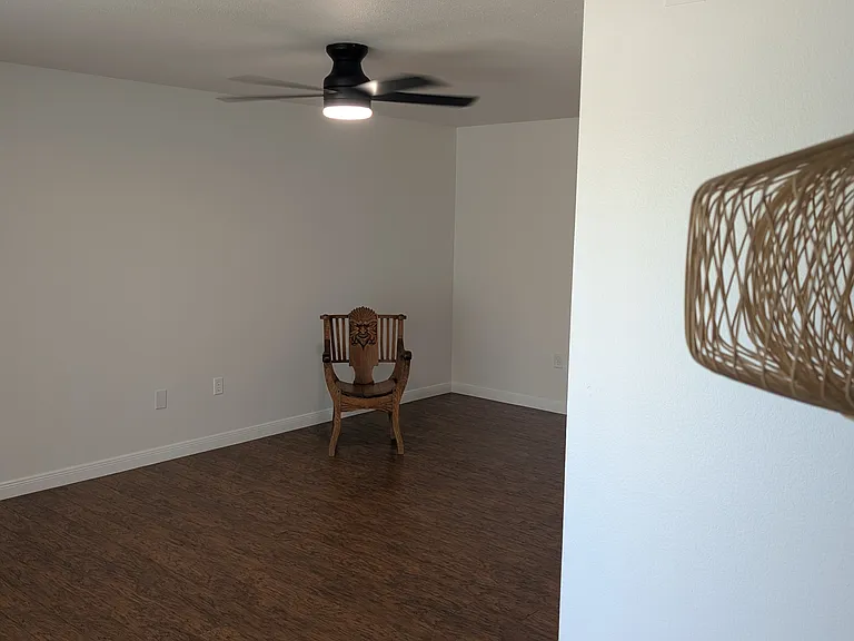Open and spacious living space.