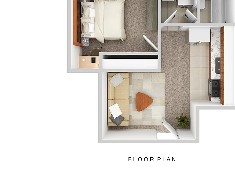 1 Bedroom - Orchid 1 Bedroom - Orchid