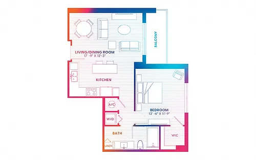 Floor plan A1-S