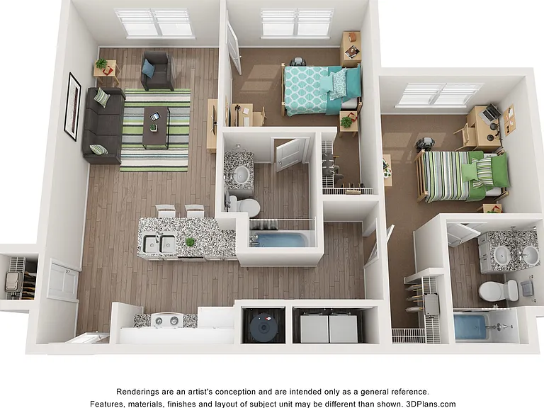 B2 | 2 Bed / 2 Bath B2 | 2 Bed / 2 Bath