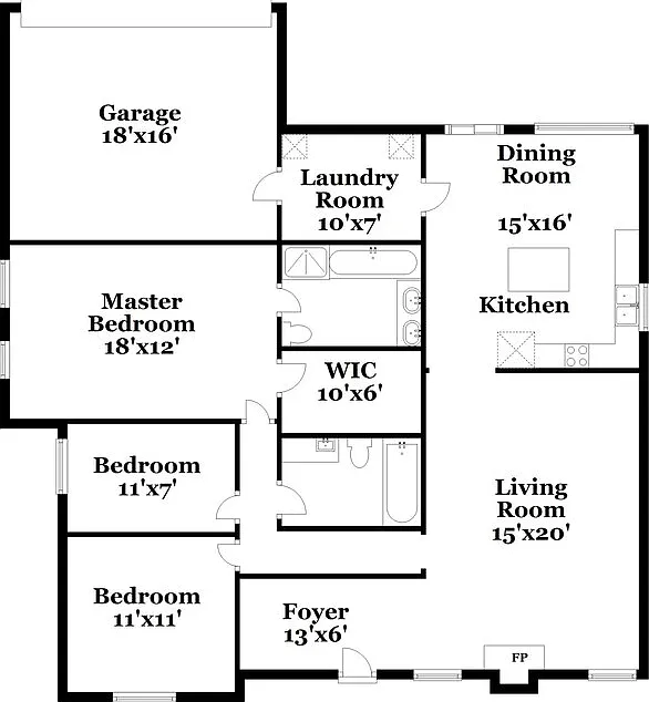 3 bed, 2.0 bath, 1713 sqft, $2,640 — Photo 2
