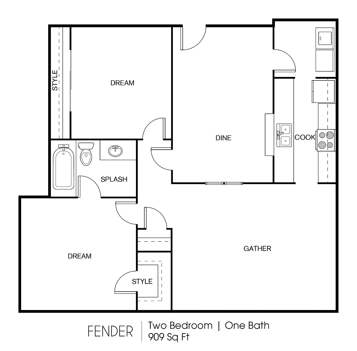 Floor plan Fender
