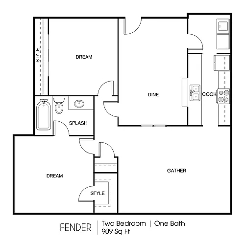 Floor plan Fender