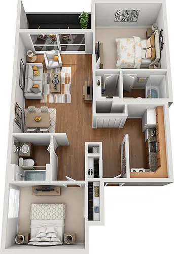 Floor plan 2C