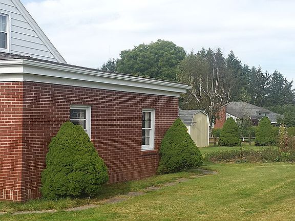 Side view from Cedar Road