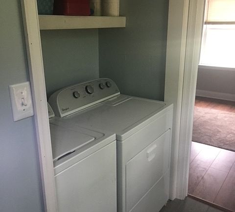 In-unit laundry