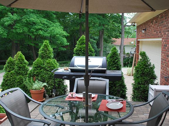 First level of patio.