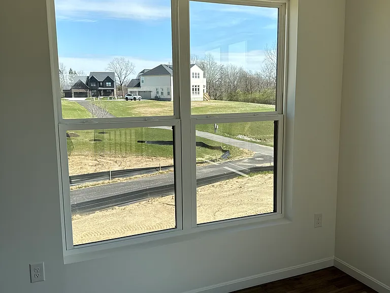 View from dining room overlooking the walking trails