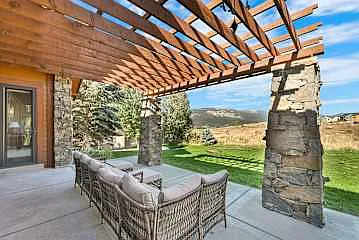 View from outdoor patio