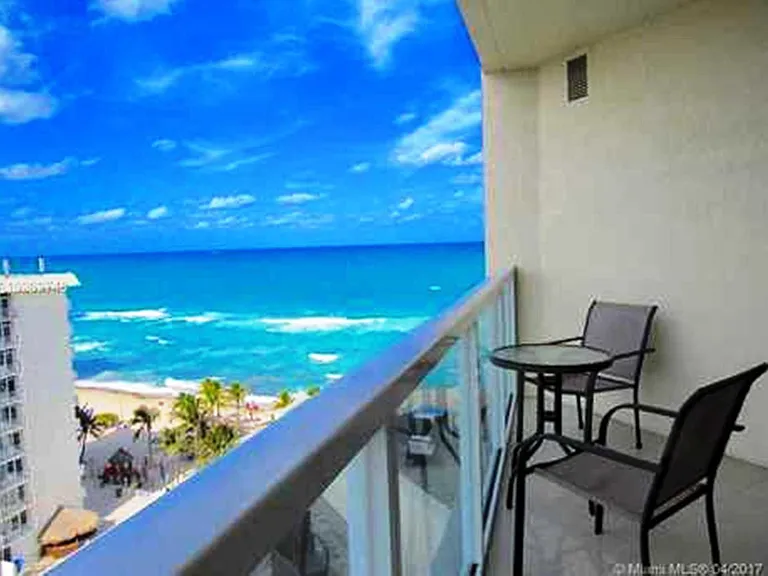Ocean view from the balcony