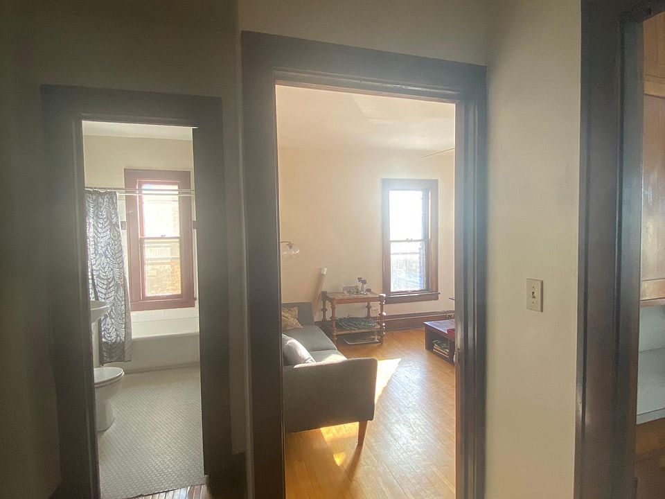 Entrance to Living Room and Bathroom