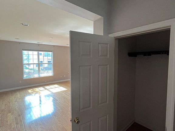 Coat closet in the entrance lobby