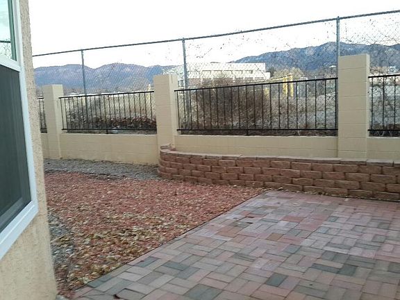 Back yard zero landscape