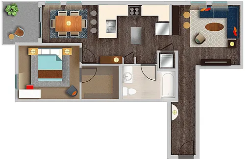 Floor plan B19