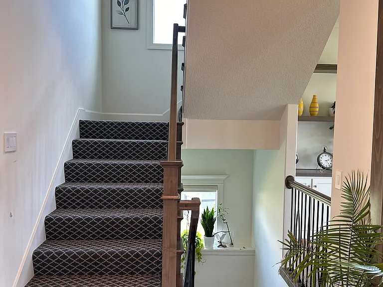 Stairs to second level