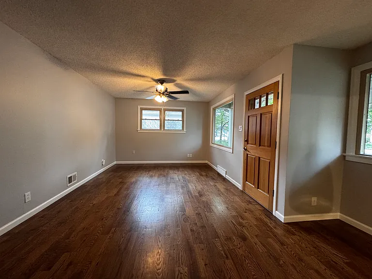 Living room and dining nook