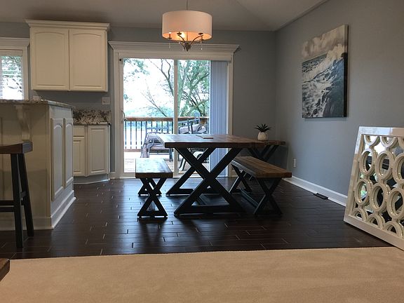 Dining room with a view