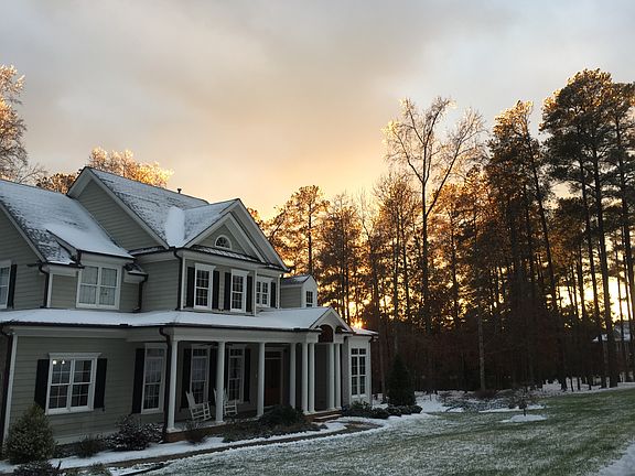 Snowy Sunset