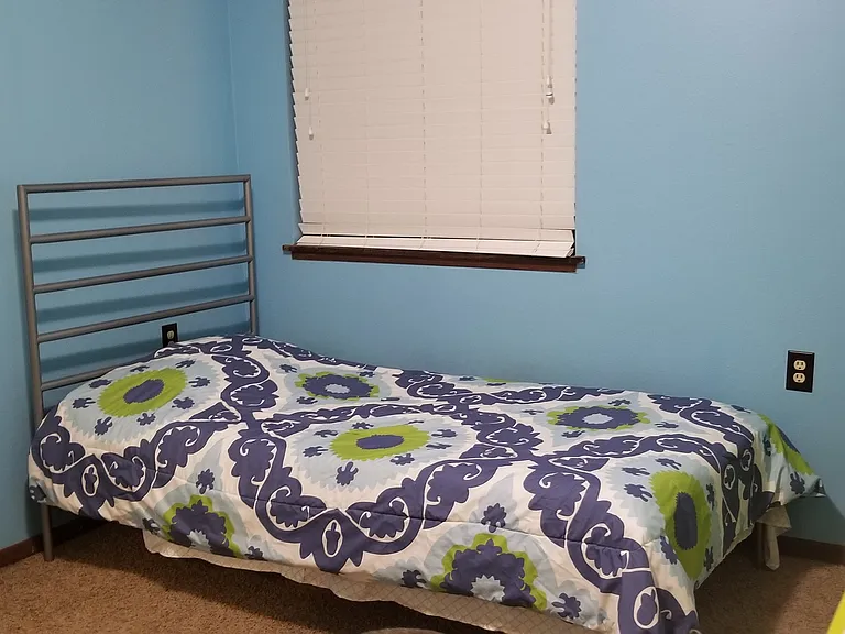 Partial view inside of 2nd bedroom. Size is good and has a large closet (not seen here).