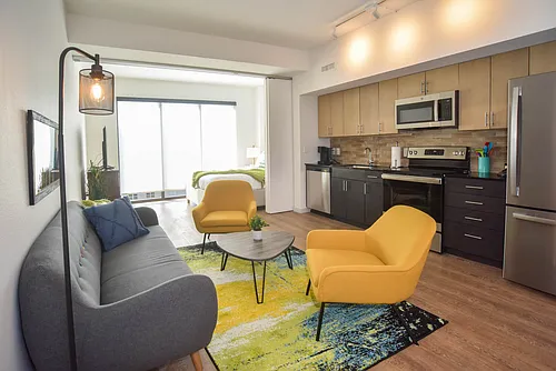 Floor plan Studio West Facing