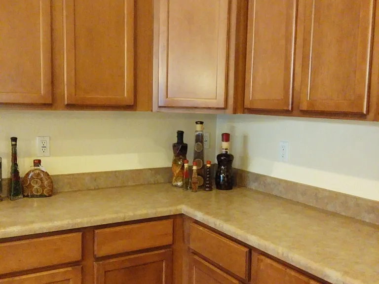 the kitchen