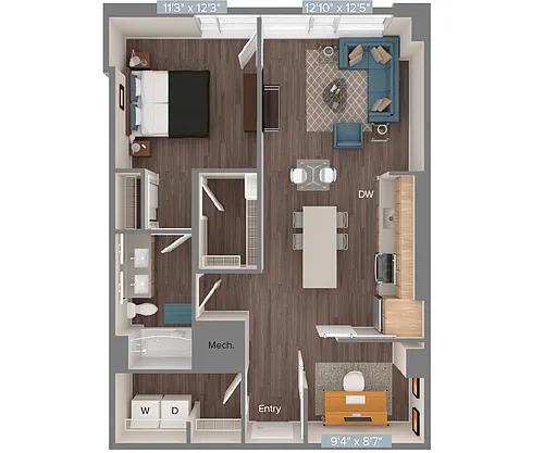 Floor plan A7D-D2-884