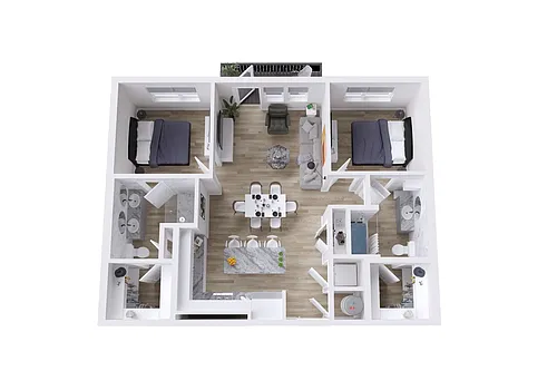 Floor plan B1