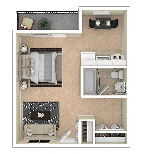 Floor plan STUDIO