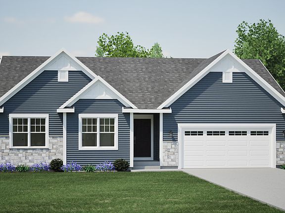 The Saybrook - English Cottage Elevation