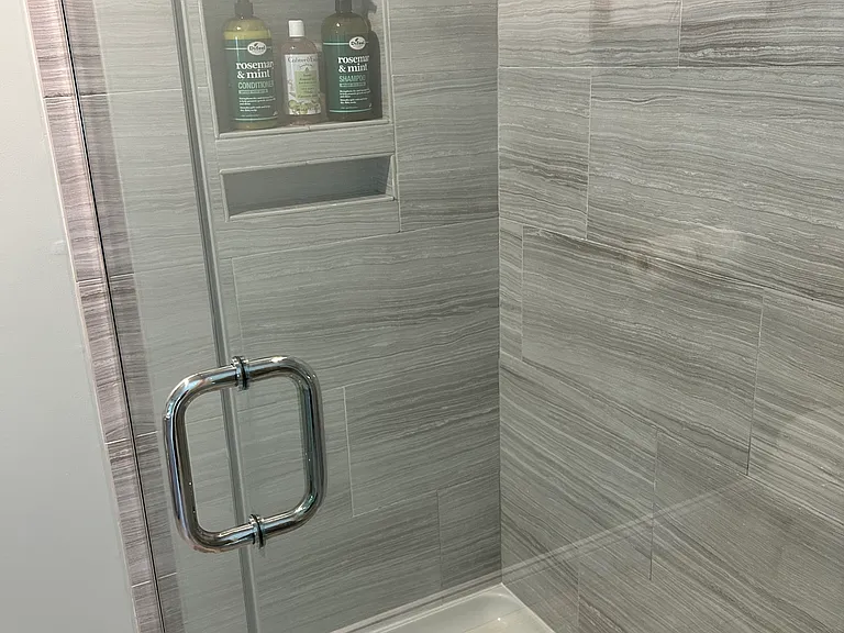 Shower in Master Bathroom.