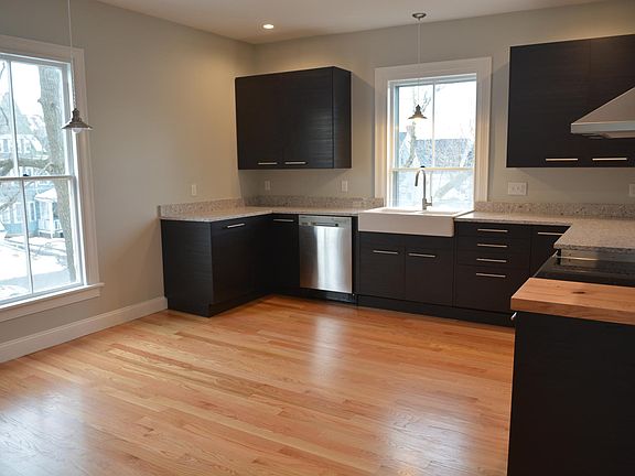 kitchen with room for a table by the window