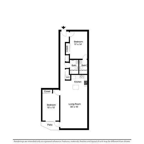 Floor plan Suite Style C