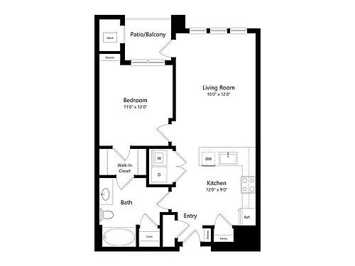 Floor plan A2 Alt 1