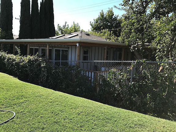 View of porch from levee.