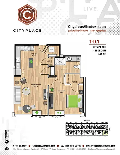 Floor plan 1-D1