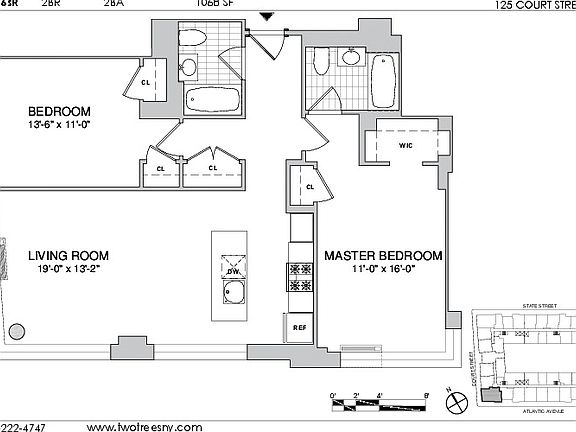 2nd image of 125 Court St APT 6SR