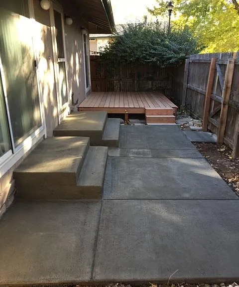 Unfurnished view of the patio. Add your own style!